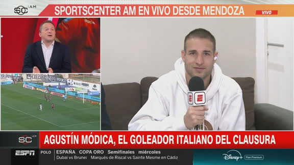 Agustín Módica habló sobre la posibilidad de jugar en la Selección de Italia