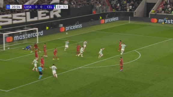 Celtic, que sufría ante LASK, encontró el 1-0 en los pies de McGregor