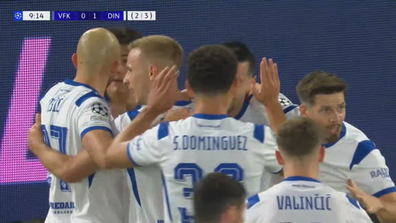 ¡Arber Hoxha abrió el marcador de Dinamo Zagreb!