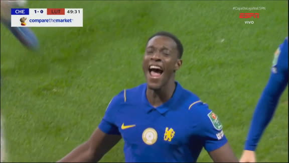 Gol do Chelsea! Estêvão inicia a jogada, Gusto cruza na medida, e Welbeck faz 1 a 0 contra o Luton Town; VEJA