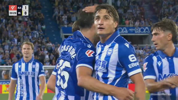 ¡Boyé puso el 1 a 0 de Alavés!