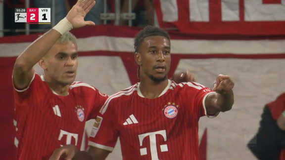 Gran pase de Kimmich, definición de Olise y festejo de Bayern Munich