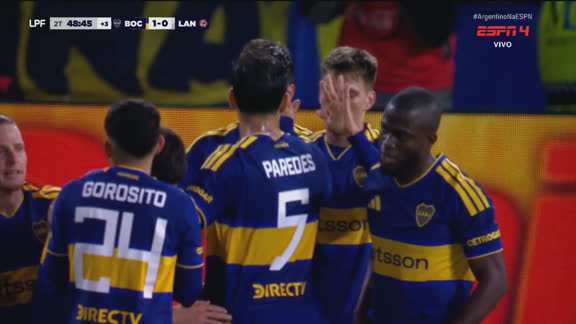 Gol do Boca! No último minuto, Belmonte toca de cavadinha e decide na Bombonera contra o Lanús; ASSISTA