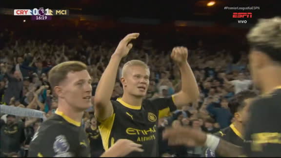 Gol do Manchester City! Haaland sobe no 3º andar e faz 1 a 0 contra o Crystal Palace; VEJA
