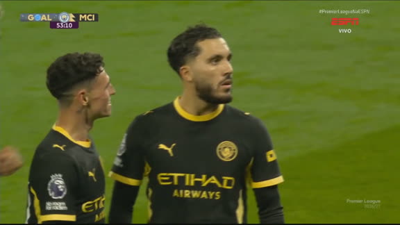 Gol do Manchester City! Cherki recebe de Foden, faz jogadaça na área e faz 2 a 0 contra o Crystal Palace