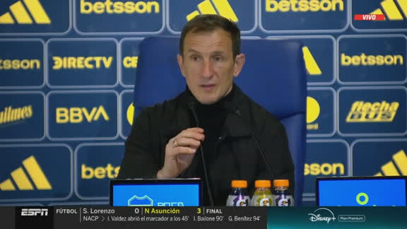 Arruabarrena: "Paredes entró con miedo, pero lo vi bien"