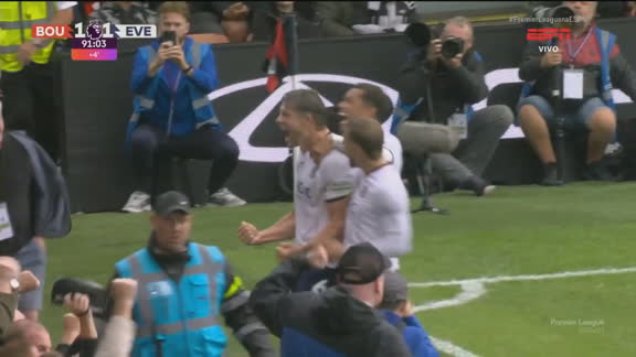Gol do Everton! Tarkowski castiga o Bournemouth e empata nos acréscimos na Premier League; VEJA