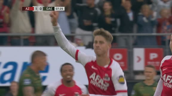 ¡Golazo del AZ Alkmaar! | AZ Alkmaar 1-0 Go Ahead Eagles