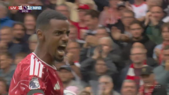 Gol do Liverpool! Isak aproveita cruzamento primoroso de Gakpo e empata contra o Forest; VEJA