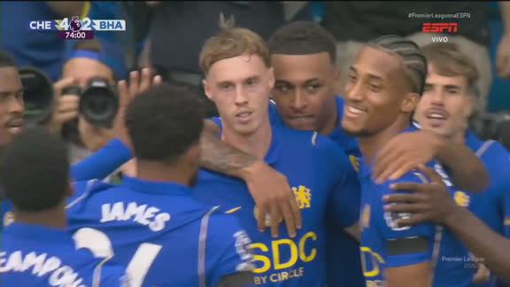 Golaço do Chelsea! Palmer esbanja categoria e amplia contra o Brighton na Premier League; VEJA