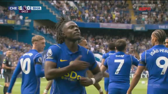Gol do Chelsea! Lavia aproveita falha de goleiro do Brighton e abre o placar na Premier League; VEJA