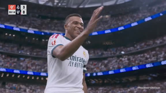 ¡Mbappé marca el tercero del Madrid en menos de cinco minutos después del segundo!