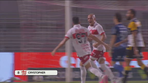 Gol do CRB! Crystopher pega sobra, finaliza no cantinho e faz 1 x 0 contra o Criciúma; VEJA