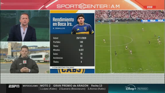 Monroig: "Boca vendió a Zeballos a Monza"
