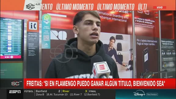 Freitas: "Mi experiencia en River fue muy positiva"