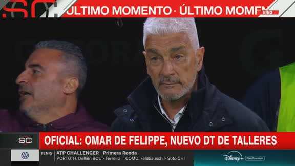 Omar De Felippe, nuevo director técnico de Talleres