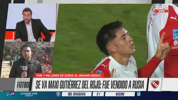 Maxi Gutiérrez dejaría Independente y se iría a Rusia