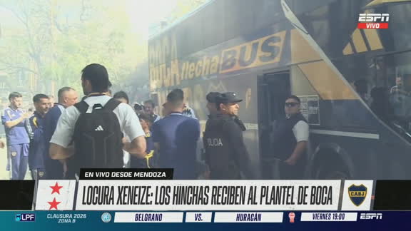¡Locura Xeneize en Mendoza por la llegada del plantel de Boca!