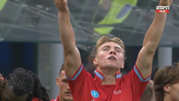 ¡Llegó el segundo! Hojlund y el 2-0 de Napoli