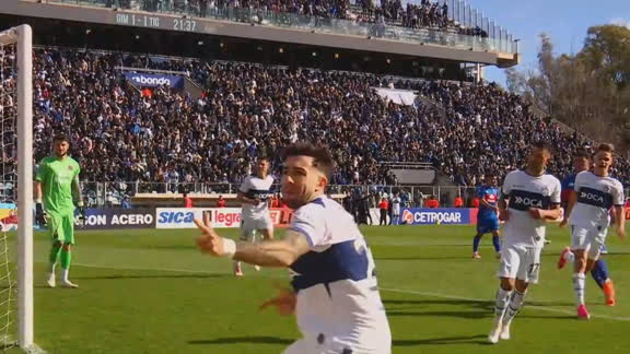 ¡Le rompió el arco! Auzmendi puso el 2-1 ante Tigre