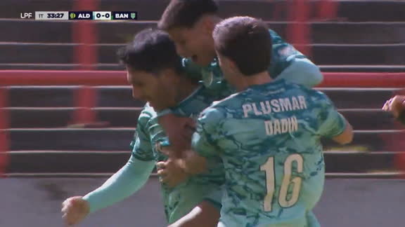 ¡Lo buscó y lo encontró: gol de Aldosivi ante Banfield!