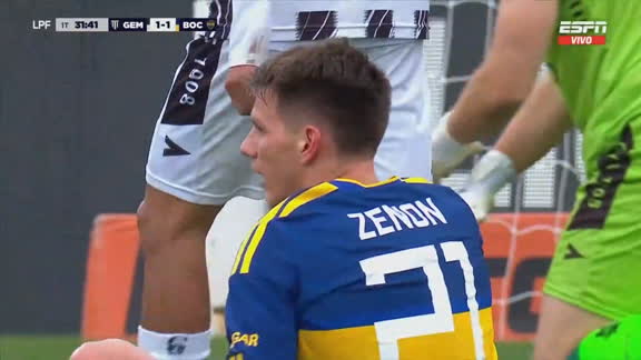 Presión alta y chance clarita: Zenón se perdió lo que era el 2 a 1 de Boca
