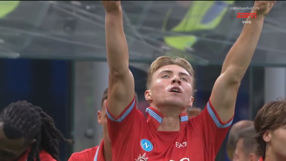 Gol do Napoli! Hojlund amplia a vantagem com pressão avassaladora contra a Inter de Milão