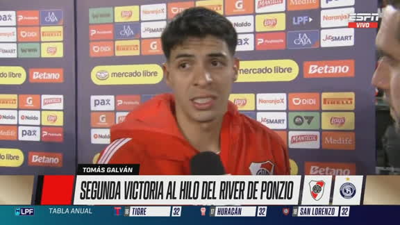 Galván: "Necesitaba el gol; creamos muchas situaciones"