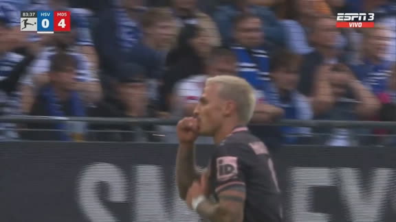 Tietz firmó su doblete ante Hamburgo