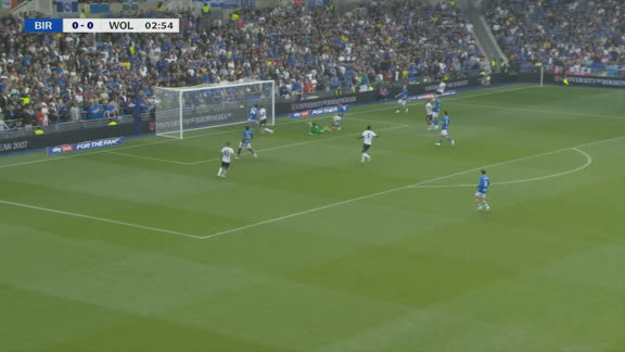 Jugada en conjunto con participación de Jiménez y gol para los Wolves