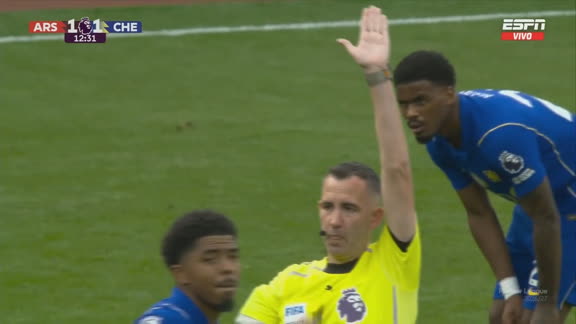 Respira el Chelsea: Calafiori había anotado el 1-1, pero el VAR lo anuló