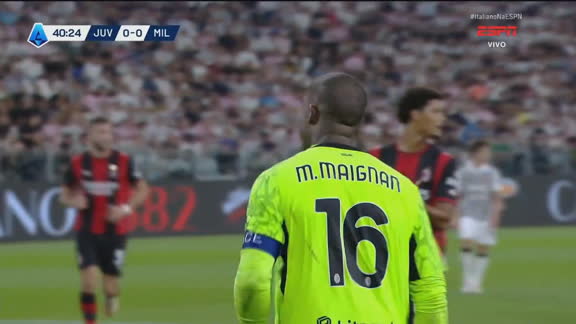 SALVA MAIGNAN! Goleiro do Milan faz defesa espetacular e evita primeiro gol da Juventus