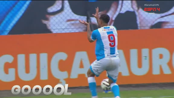 Gol do Londrina! Gilberto bate pênalti com muita categoria e empata contra o Operário-PR