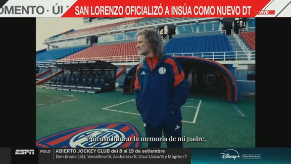 Es oficial: Rubén Darío Insúa, nuevo entrenador de San Lorenzo