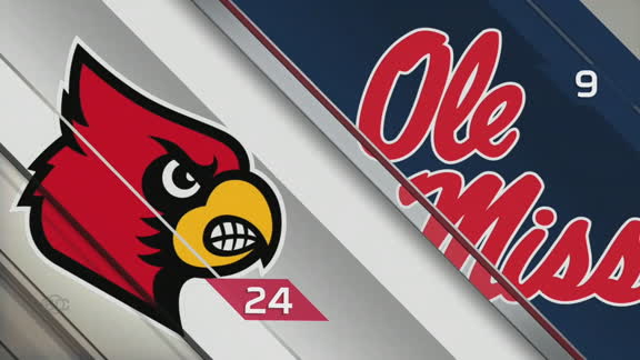 Ole Miss vence a Louisville con cierre dramático