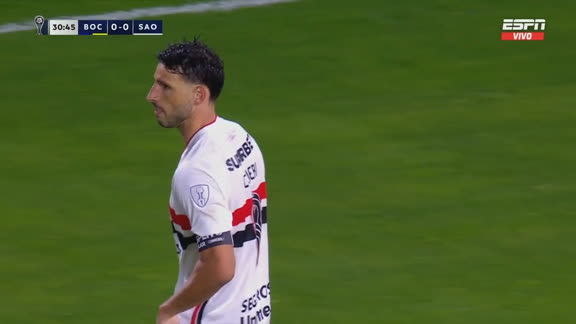 ¡Lo tuvo Calleri! Sao Paulo, cerca de abrir el marcador en La Bombonera