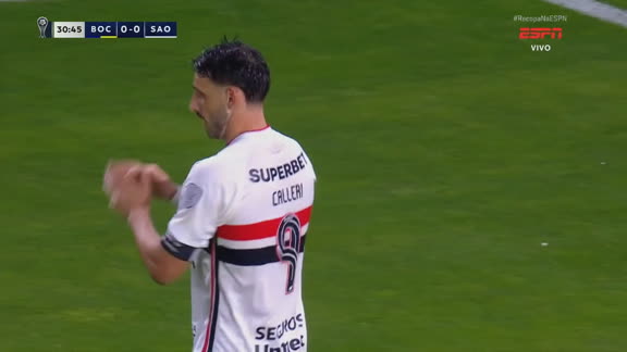 As chances perdidas por Luciano e Calleri em Boca Juniors x São Paulo