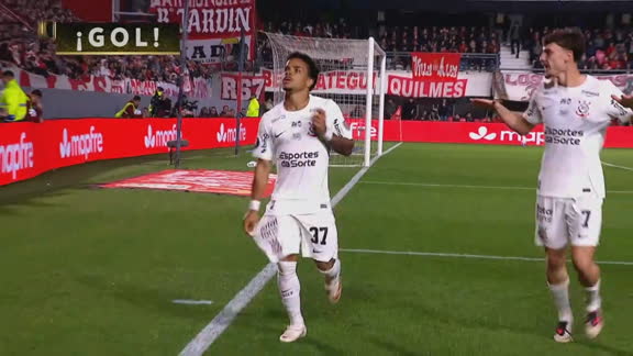 ¡Todo igualado en UNO! Gran pase de Garro y gol de Kaio César para Corinthians