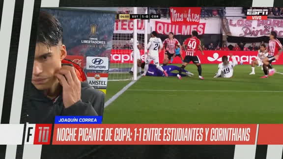 Joaquín Correa dejó su análisis tras el empate contra Corinthians
