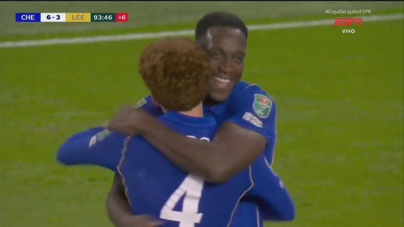 Gol do Chelsea! Barco enche o pé, Danny Welbeck desvia e faz 6 a 3 no Leeds