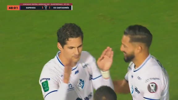 ¡GOOOL DE CARTAGINÉS!  Jesús González anota el 1 a 1 ante Saprissa al 48'