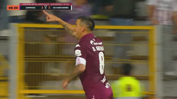 ¡GOOOL DE SAPRISSA! David Guzmán marca el 2 a 2 ante Cartaginés al 89'