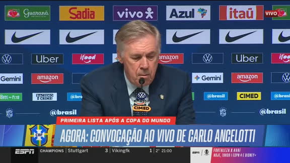 Com Hugo Souza, Ancelotti anuncia goleiros convocados para a Seleção Brasileira; VEJA