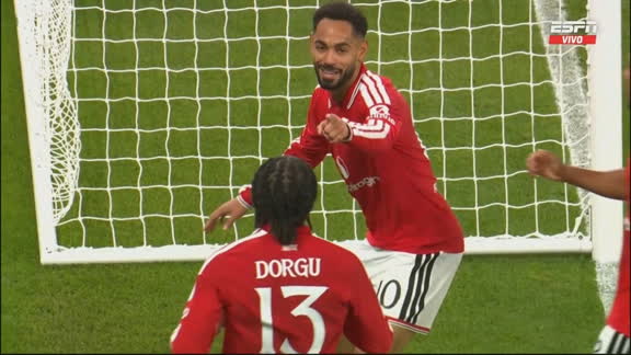 Definición sutil y efectiva: Cunha le dio la ventaja al Manchester United