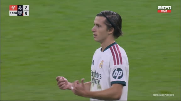 Blooper del Rayo Vallecano, asistencia de Mbappé y 2-0 del Real Madrid