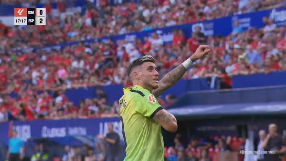 ¡Doblete de Roberto Fernández ante Osasuna!