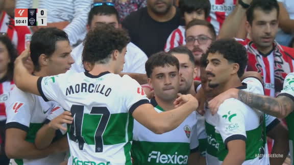 ¡Pegada top de Buonanotte para el 1-0 del Elche!