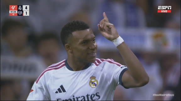 Golazo de Mbappé para sentenciar la victoria de Real Madrid