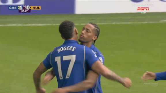 Gol do Chelsea! João Pedro dá assistência para Morgan Rogers abrir o placar contra Hull City
