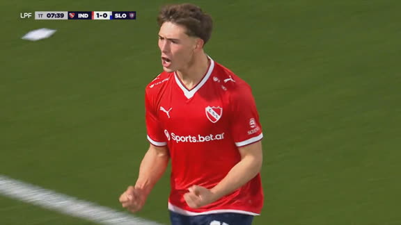 ¡Arrayago ganó de arriba y puso en ventaja a Independiente!